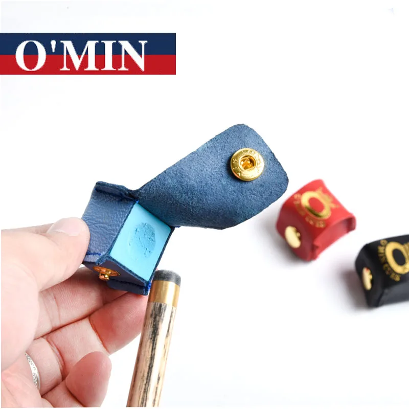 2 шт./лот Omin Мел для снукера держатель с защитной крышкой аксессуары бильярда