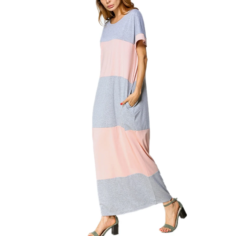2020 Брендовое платье кафтан модное Повседневное макси мягкие летние платья