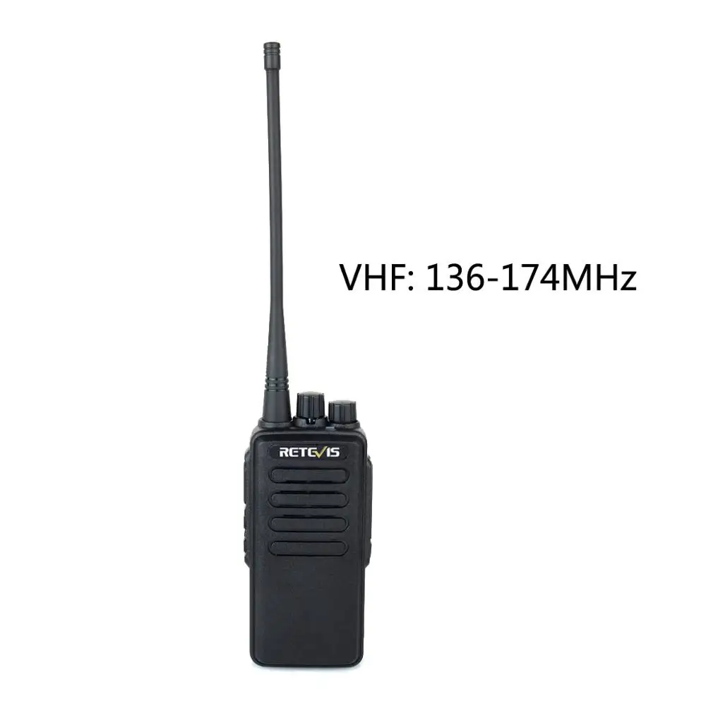 VHF 136-174MHz 10 Вт мощная рация Retevis RT1 профессиональный дальний двухсторонний радиоприемопередатчик VOX скремблер UHF(или VHF) 2 антенны - Цвет: VHF 136-174MHz