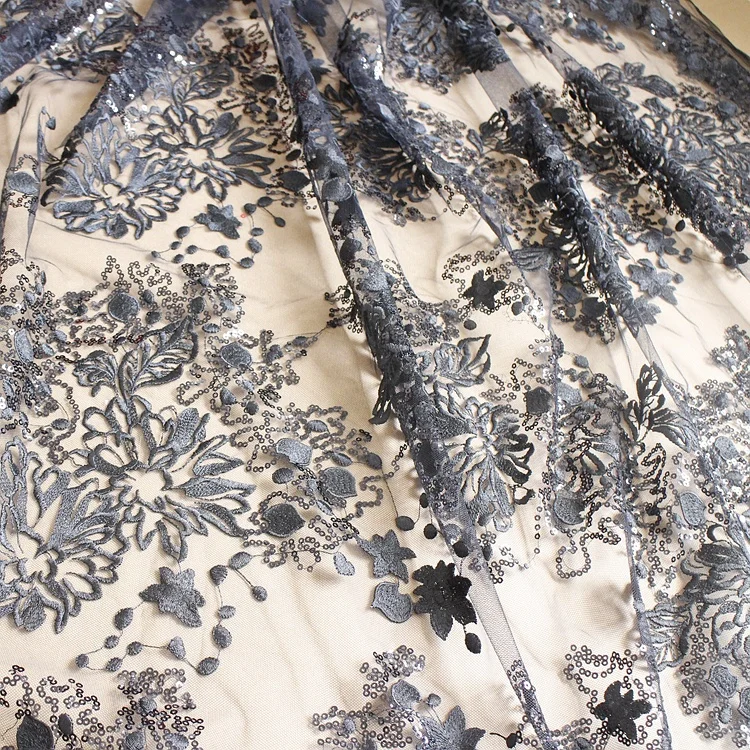 

1Meter Luxury Feather Beading Embroidery Lace Fabric Cloth Wedding Dress Ribbon Trim DIY Sewing Lace Edge