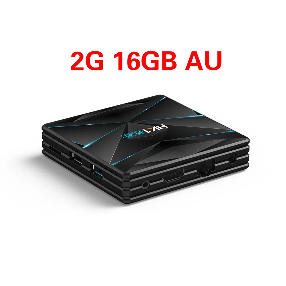 2G 16GB AU HK1 Play Android 9,0 Smart tv Box S905X2 DDR4 2G+ 16G 4G+ 32G 2,4 GHz 5GHz Wifi умный сетевой плеер 4K 3D медиаплеер телеприставка - Цвет: 2G 16GB AU