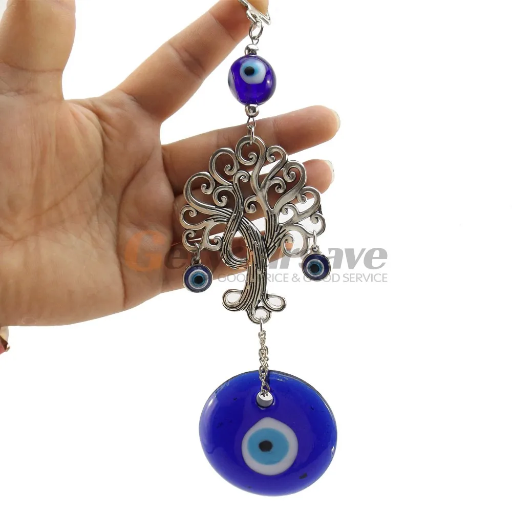 Турецкий голубой глаз (Назар) Дерево жизни амулет стены навесной домашний