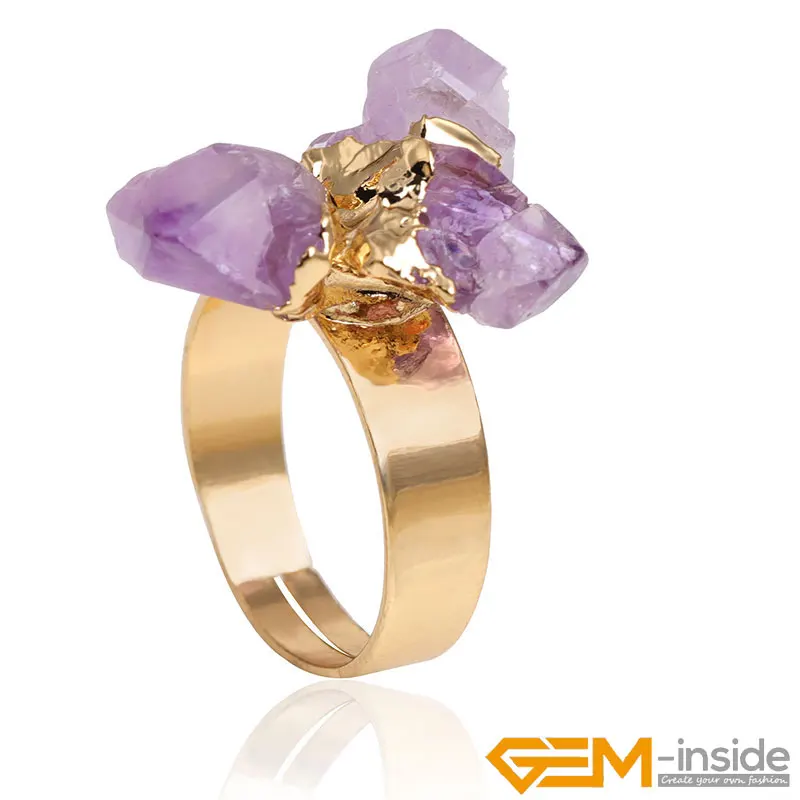 Новинка стильное кольцо с изменяемым размером необычная Друза драгоценный