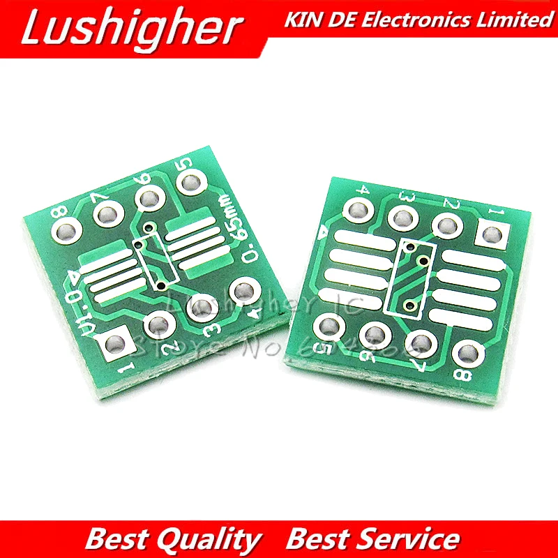 100 шт. переводная плата SOP8 TSSOP8 SSOP8 К DIP8|Односторонняя PCB| |