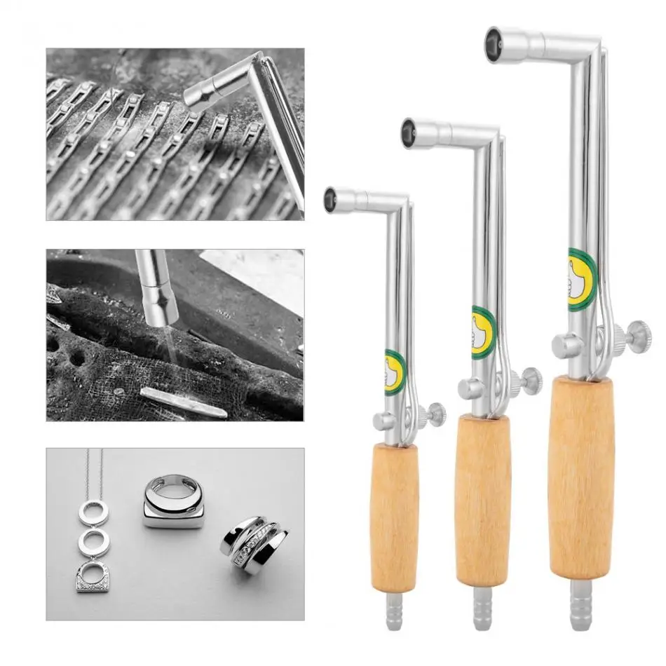 Регулируемый газовый сварочный фонарь с деревянной ручкой, фонарь для изготовления ювелирных изделий, инструмент для пайки ювелирных изделий, ювелирное оборудование
