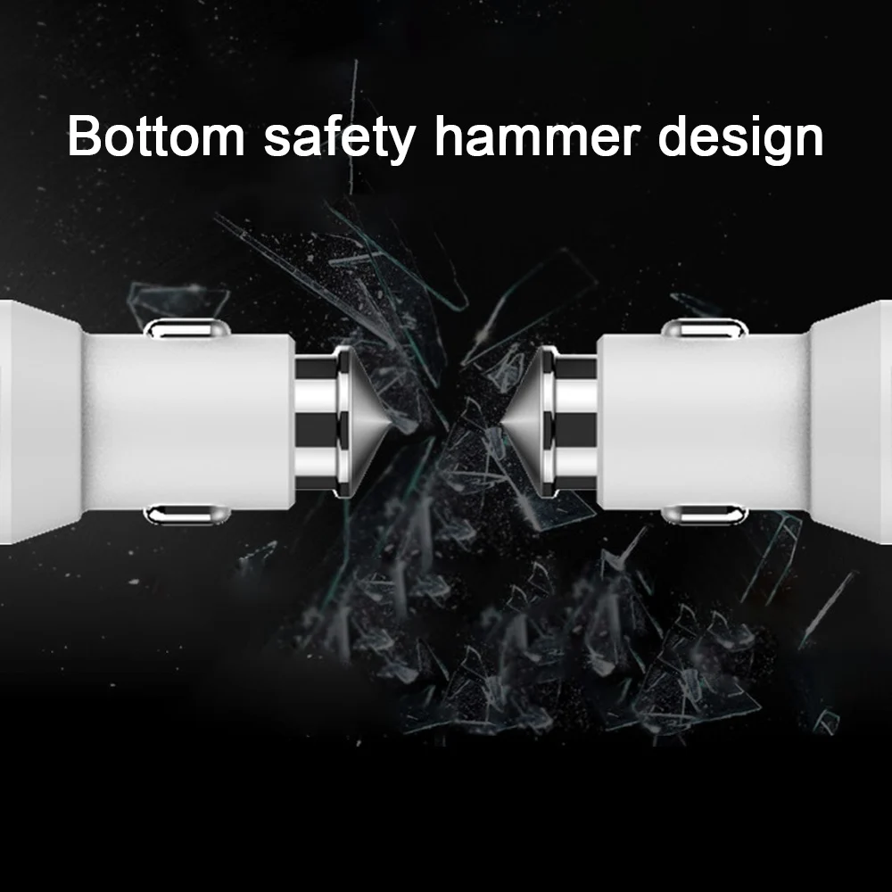 3 в 1 Dual USB Автомобильное зарядное устройство для телефона питьевой умный тестер
