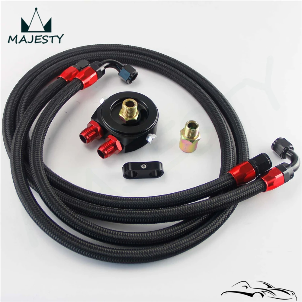 Универсальный Масляный кулер AN8 для универсальных автомобилей 8-AN Алюминиевый