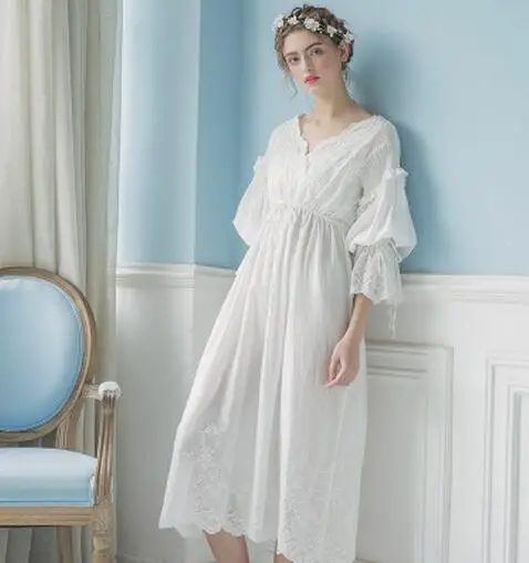 Новое поступление кружевные ночные рубашки винтажная Домашняя одежда