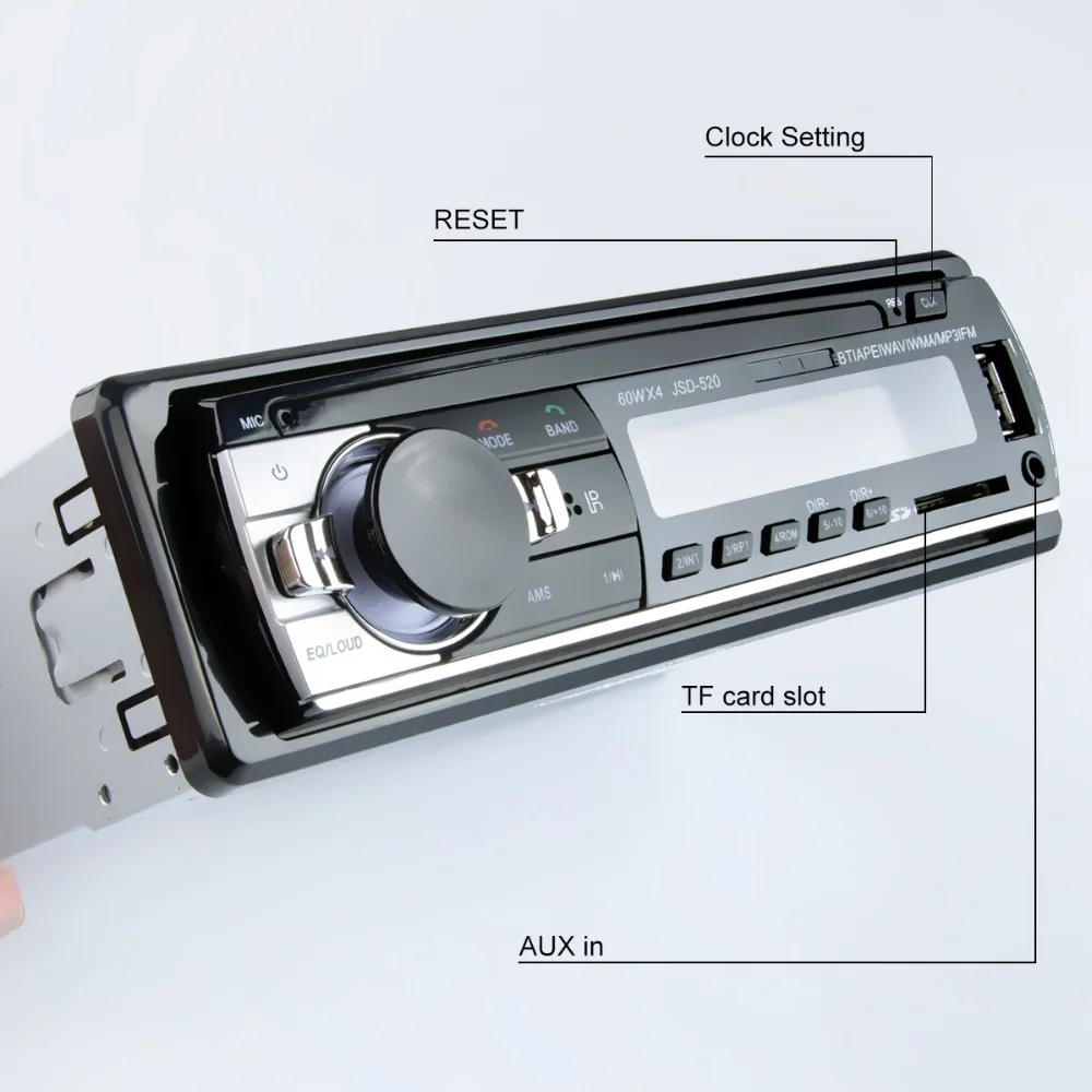 Цифровой Автомобильный MP3 плеер с Bluetooth/FM радио стерео аудио музыка USB / SD разъемом