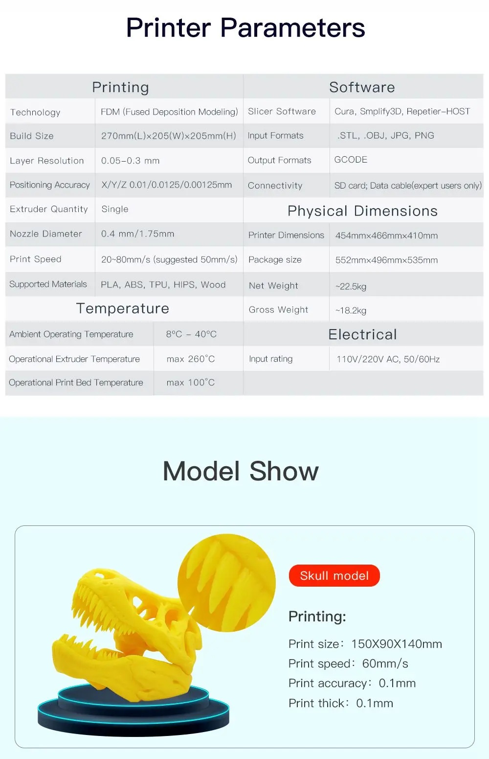 Anycubic 4MAX Pro 3d принтер размера плюс Высокоточный Настольный уровень UM2 печать 3d Принтер Комплект Imprimante Impresora 3d