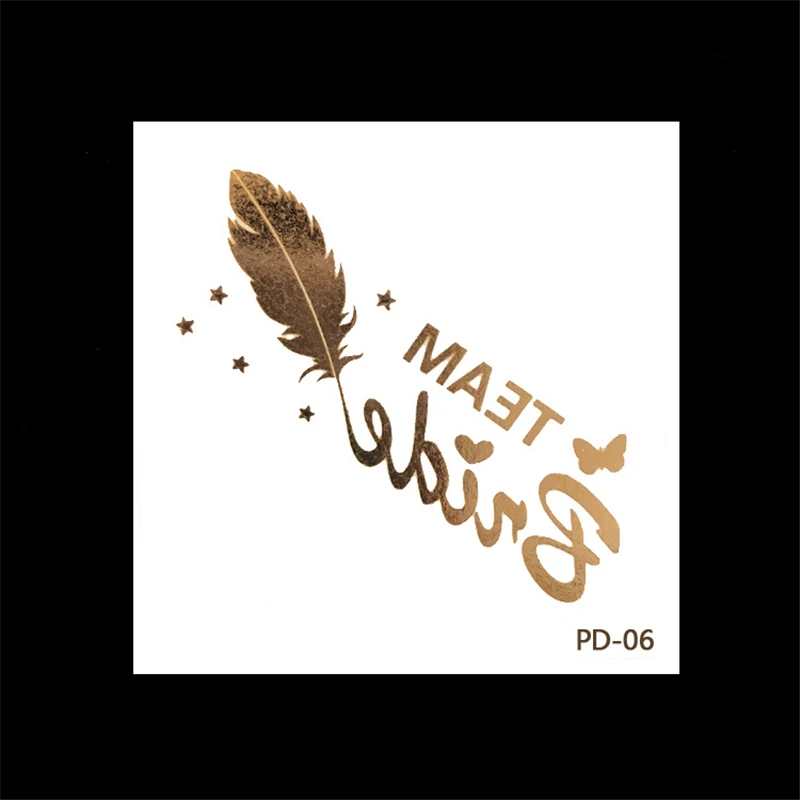 10 шт. командные татуировки невесты наклейки для девичника вечерние модные