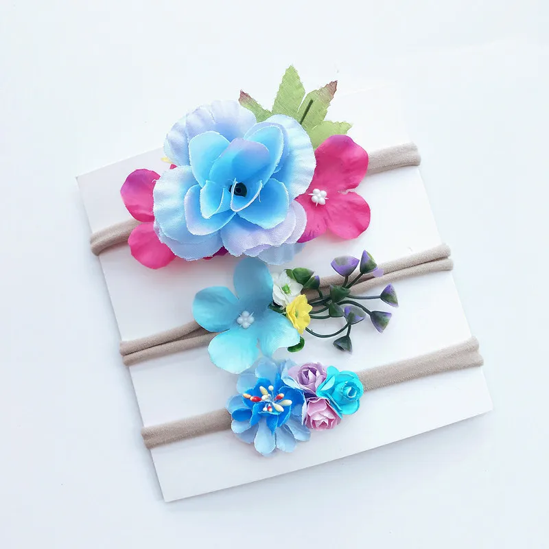 Ободок для волос детский в стиле бохо 1 комплект|baby hairband|flower headbandheadband set |