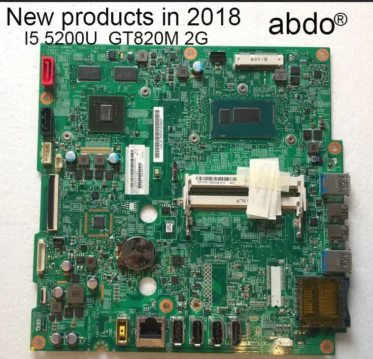 Abdo lenovo C5030 c50-30 все-в-одном материнская плата компьютера C5030 материнская плата i5 5200U gt820m 2G 348.01203.0011 13138-1 тест O