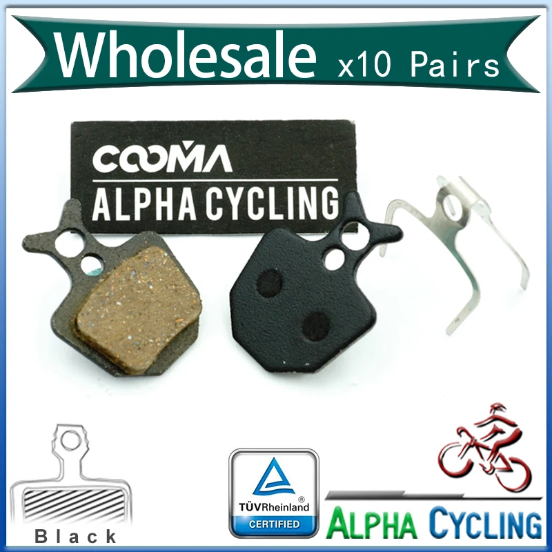 

MTB велосипедные дисковые Тормозные колодки для FORMULA ORO, GIANT DA3 DA5 дисковые тормоза, 10 пар, Черная смола, BP009