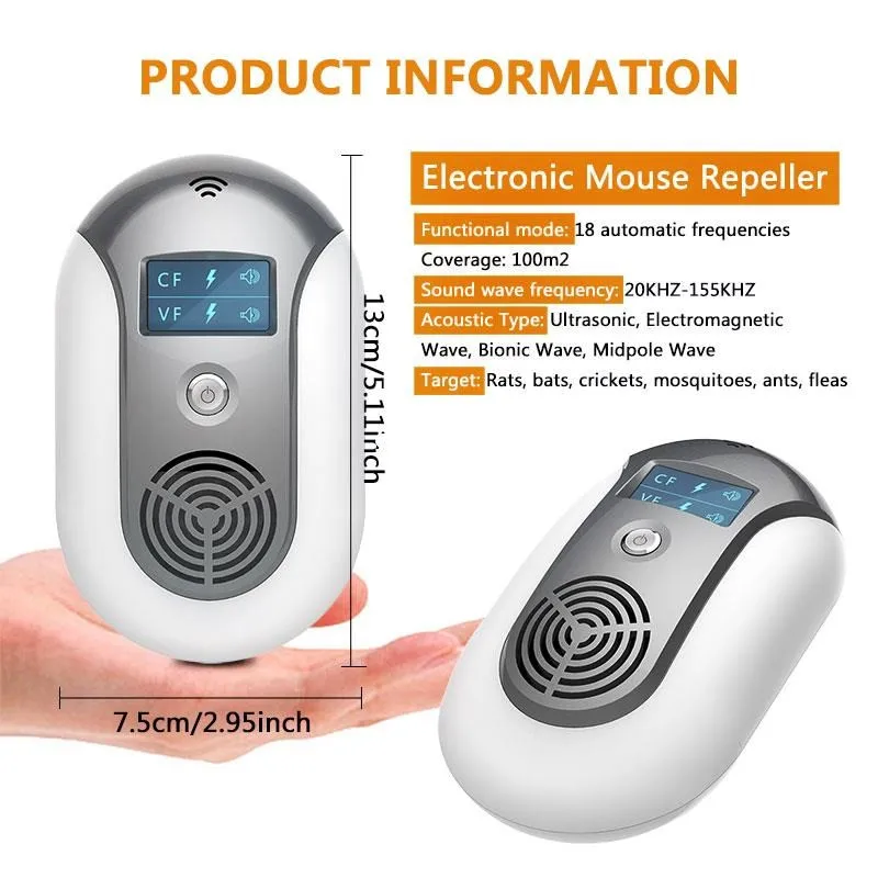 ЕС/США/Великобритания разъем электронный борьба с вредителями Ультразвуковой