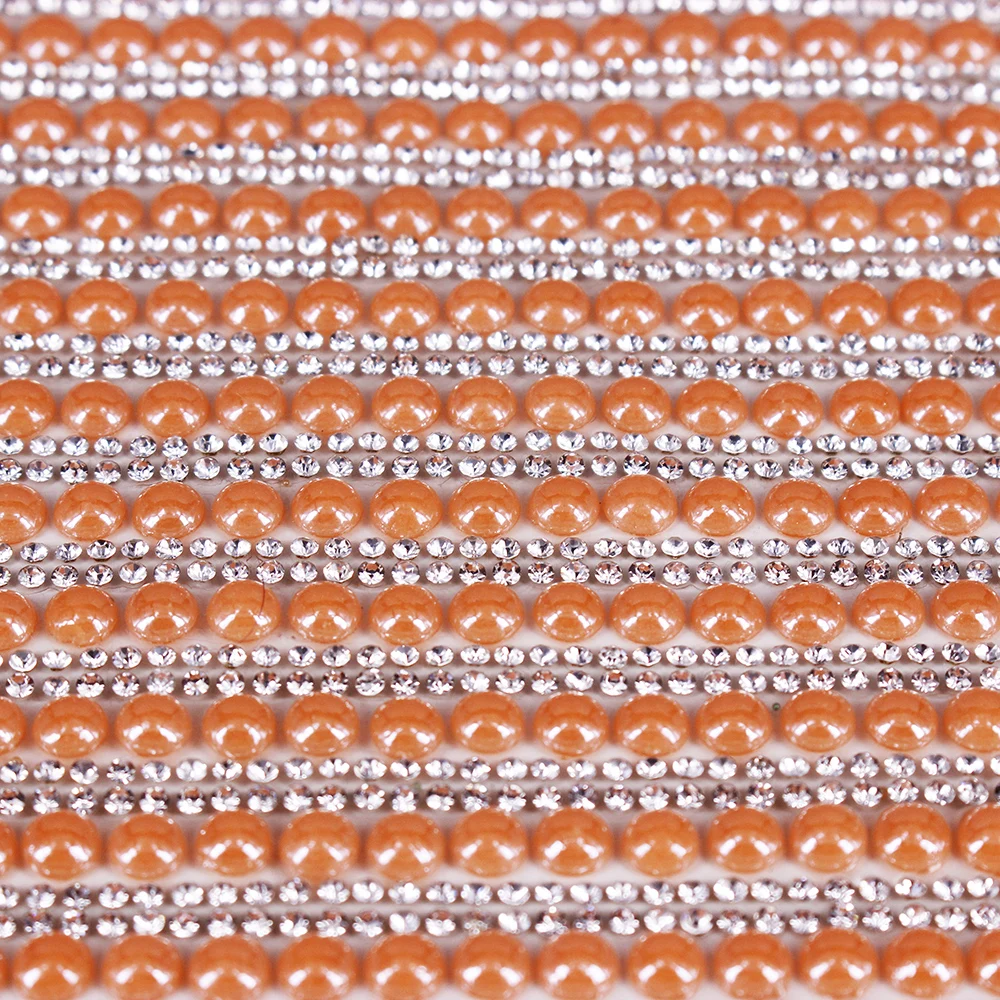 1 лист бусины кристалл оранжевый мотив стразы патчи отделка в рулонах железо на