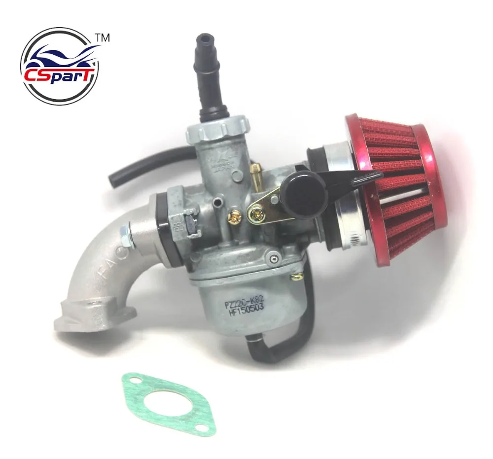 PZ22 22 мм карбюратор и 38 воздушный фильтр для Keihin 125 куб. См KAYO Apollo Bosuer xmotos Kandi dirt/pit bikes