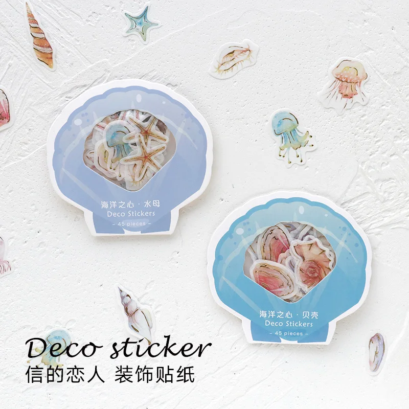 45 шт./упак. волшебная планета Животные декоративные этикетки для скраббукинга