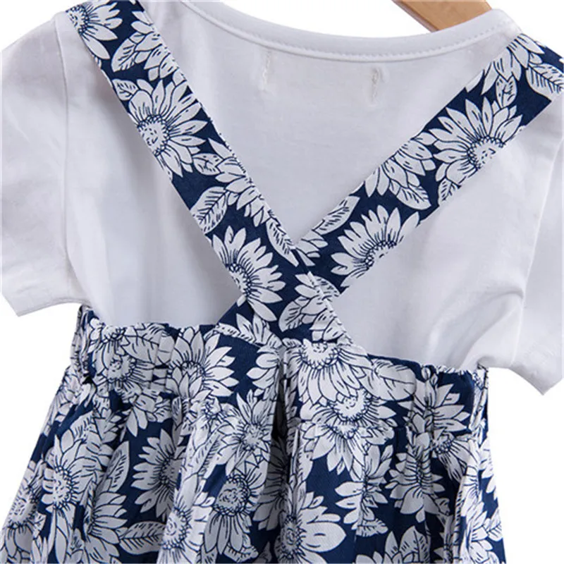 2 шт. детское летнее платье с принтом моркови | Детская одежда и обувь