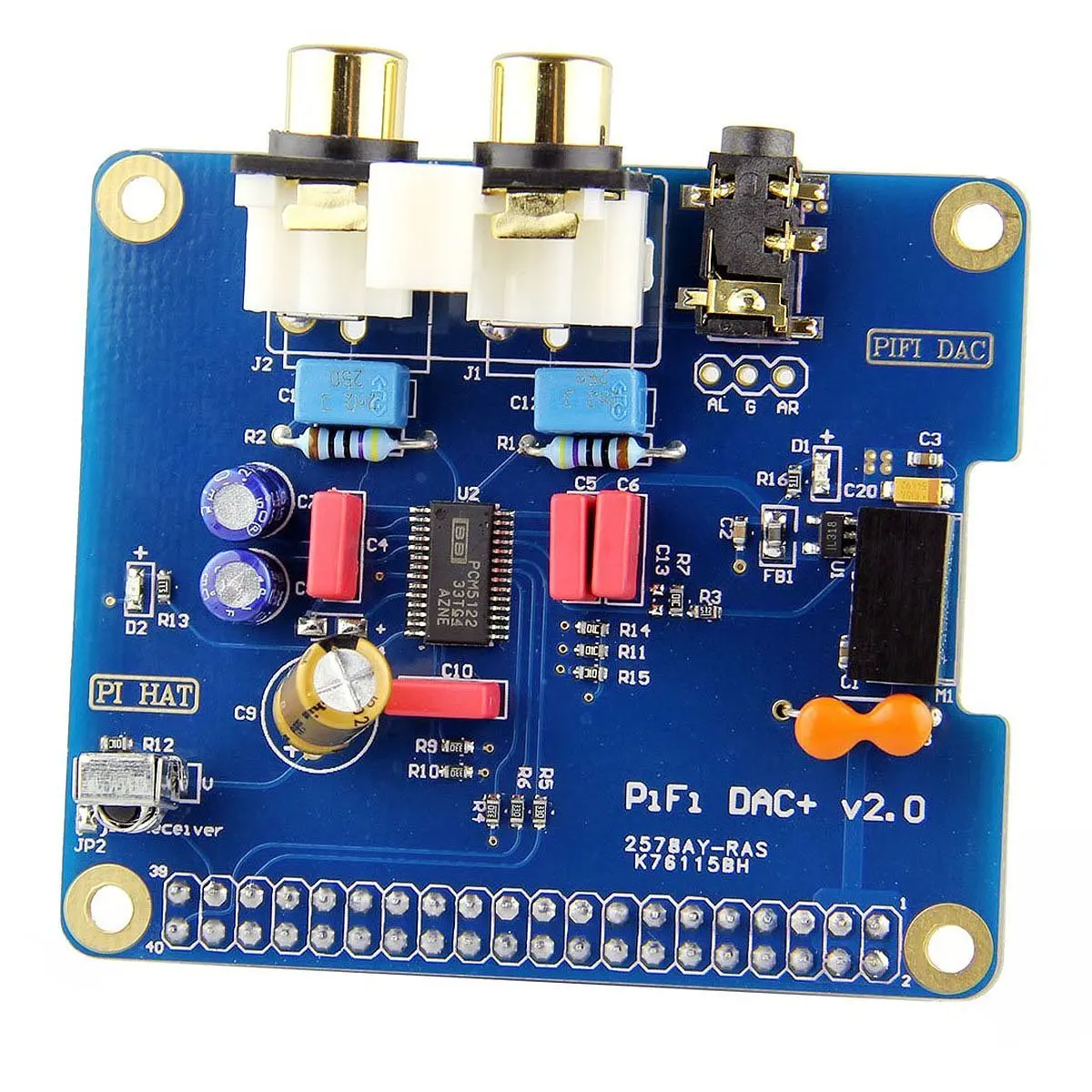 Интерфейс специальный HIFI DAC + Аудио Звуковая карта для Raspberry PI 3 B +/2B версии|dac sound