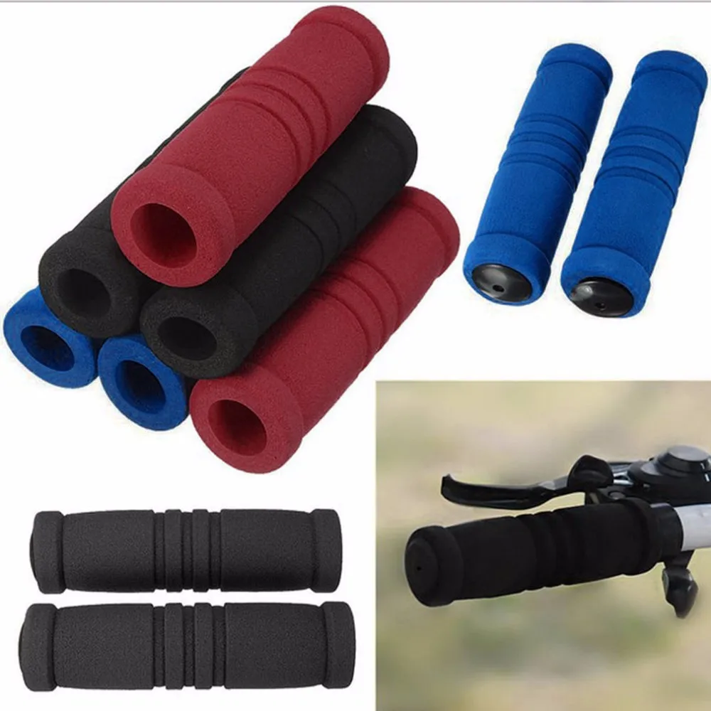 1 пара MTB велик ручки для велосипеда ручка руль мягкая долговечная Губка Ручка крышки