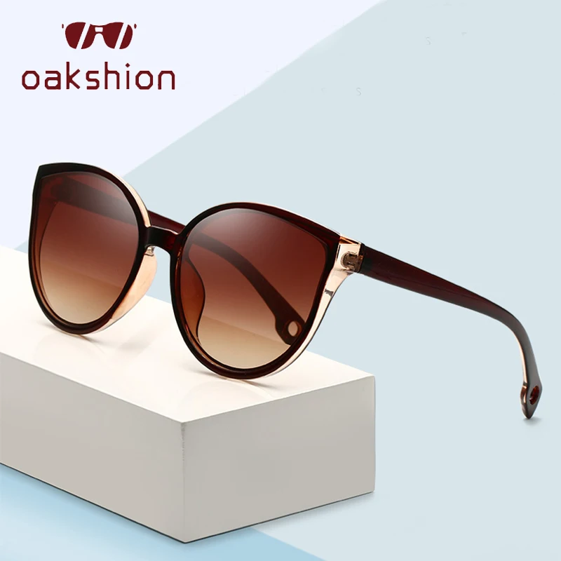 Oakshion модные ретро в форме кошачьих глаз солнцезащитные очки Для женщин Для мужчин Винтаж градиентные прозрачные линзы для мужчин солнцезащитные очки для женщин для вождения женские тени очки