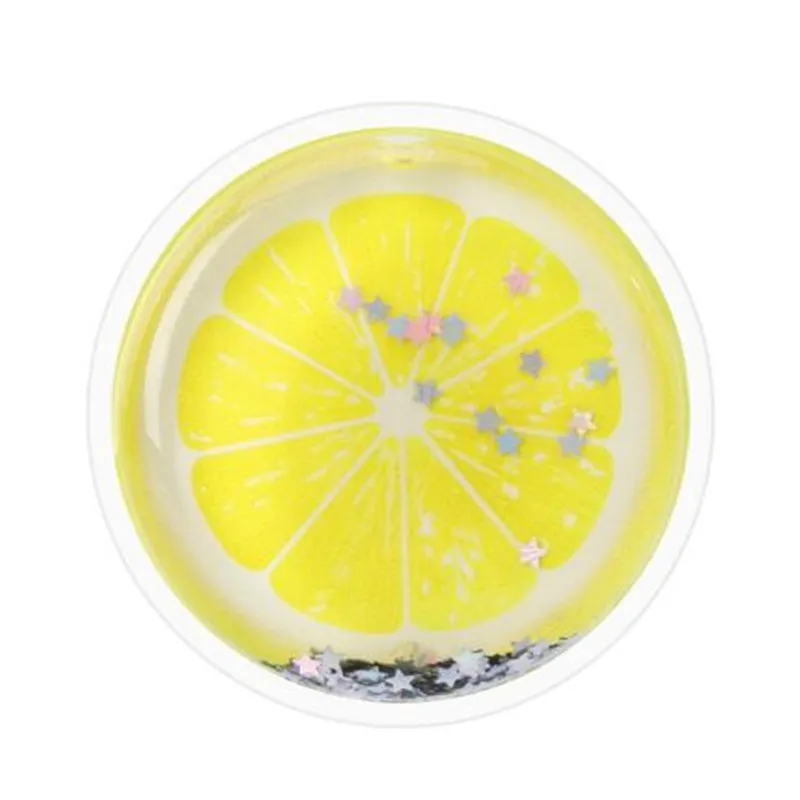 UVR фрукты жидкий оранжевый лимон антистрессовый держатель для смартфона