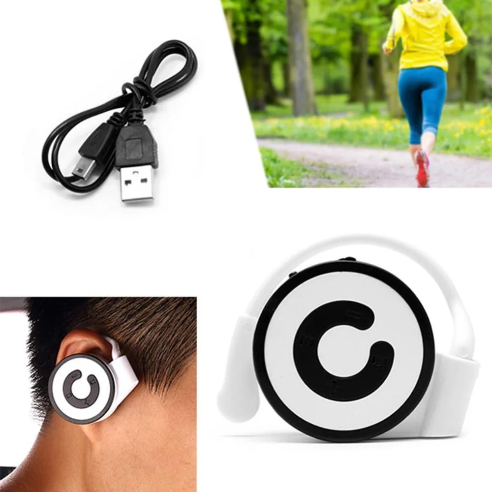Конфеты цвета MP3 музыкальный медиаплеер Mini USB Заушник TF карта плеер черный |