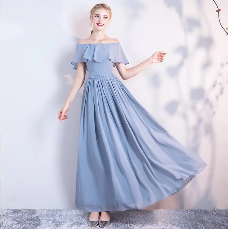 Градиентное платье подружки невесты на свадьбу 2018 новое дизайнерское вечернее