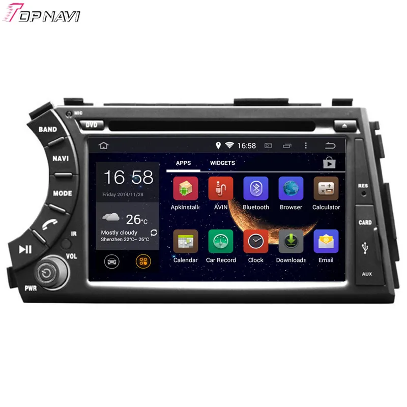 Topnavi 7 ''Octa Core 4GB RAM Android 6 0 автомобильное радио GPS для SSANGYONG Kyron Actyon/Kyron/Micro