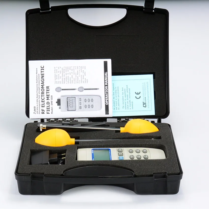 Двойной зонд высокочастотный электромагнитный измеритель поля 100 кГц до 3 ГГц 2