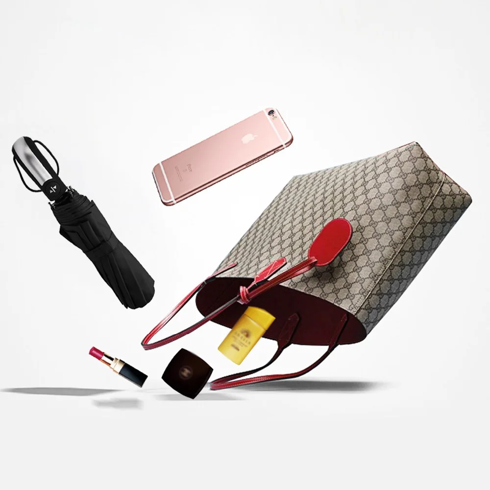 Ветронепроницаемый складной автоматический зонт от дождя для женщин авто