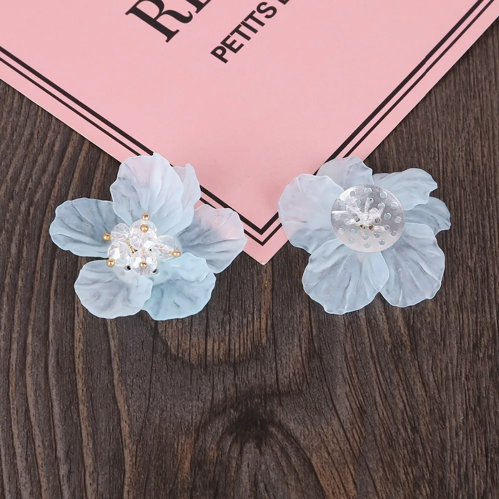 Оптовая продажа разноцветные акриловые стразы с цветами пиона диаметром 4 см