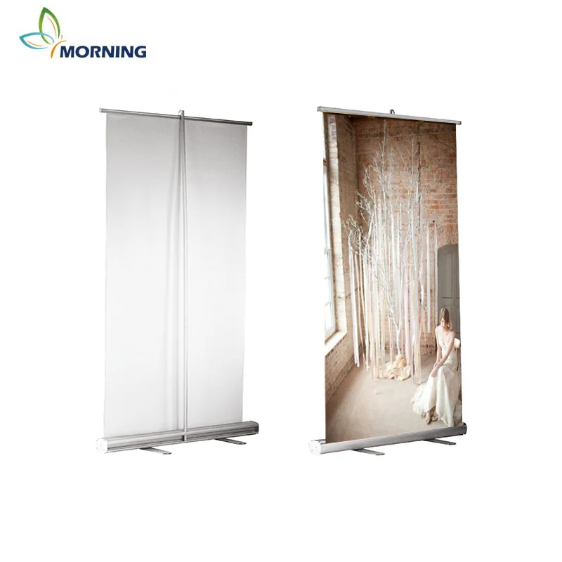 Morning custom logo roll up banner portable retractable stand for advertisement photography backdrop | Дом и сад