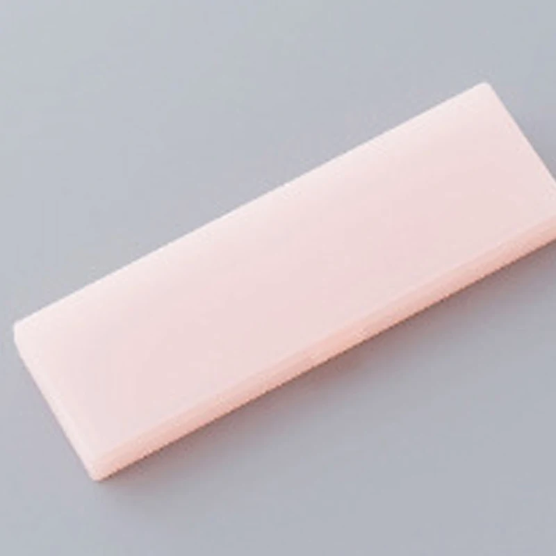 Small Pink Простой Прозрачный чехол-карандаш матовая пластиковая коробка для ручки коробка для хранения школьные офисные принадлежности Канцтовары высокое качество - Цвет: Small Pink
