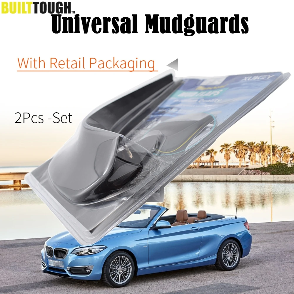 2 шт./комплект универсальные брызговики для Peugeot FIAT Citroen VW AUDI KIA Buick Renault Ford Mazda 3 4