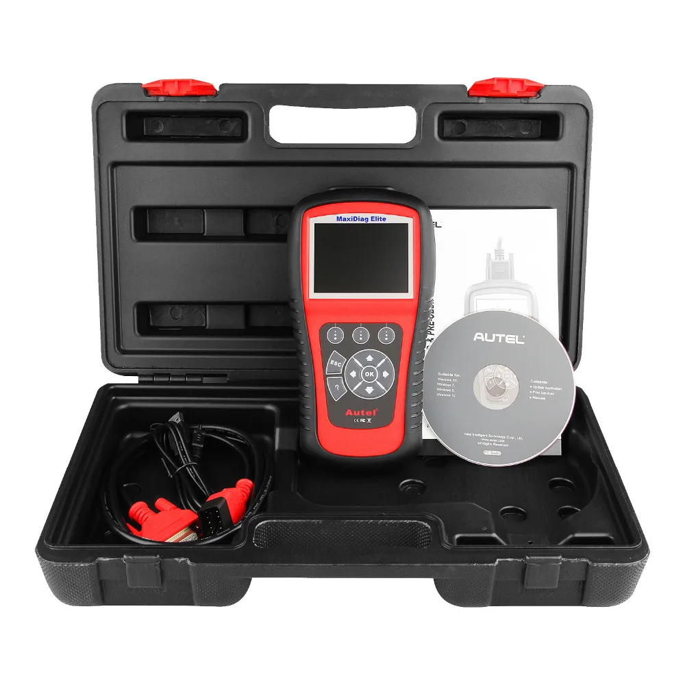 Autel MD802 MaxiDiag Elite автомобильный диагностический инструмент OBD2 сканер + модель DS