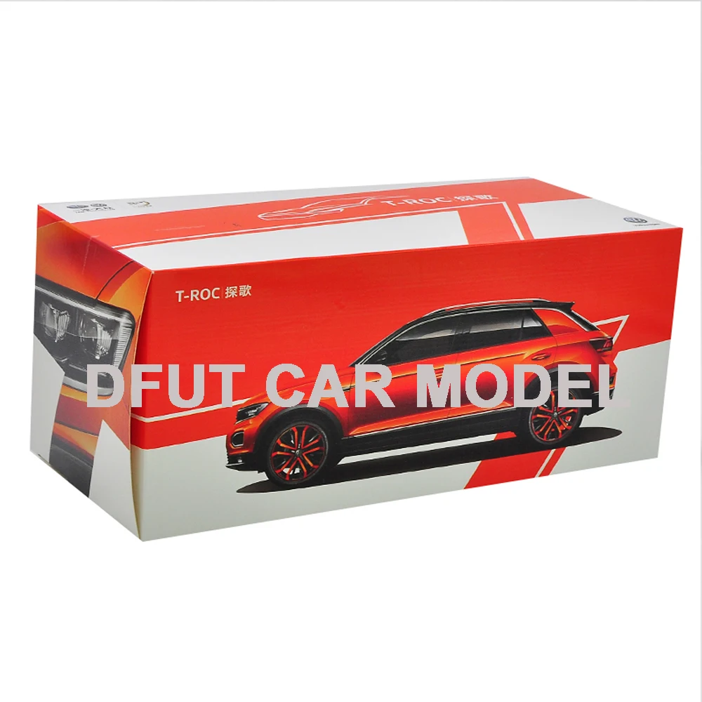 Автомобиль игрушечный из сплава в масштабе 1:18 модель модели T-ROC 280STI автомобили