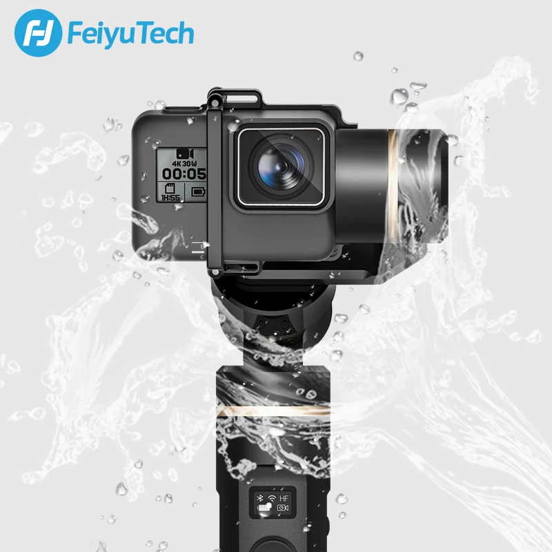 UK Stock FeiyuTech G6 водонепроницаемый 3 осевой Ручной Стабилизатор для GoPro HERO7/HERO6/HERO5/HERO4/Yi
