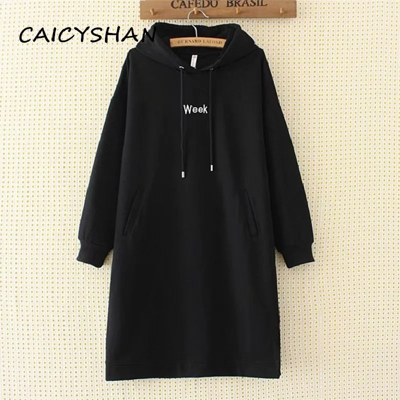 

Новинка, женское бархатное худи большого размера, повседневные свободные весенне-осенние свитшоты с капюшоном с надписью для женщин, больш...