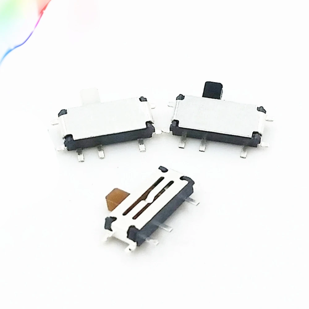 10 шт. Бесплатная доставка MSK-12C01-07 (1P2T) 7Pin стопы SMT SMD Стаббс 2 Позиции Мощность Mico