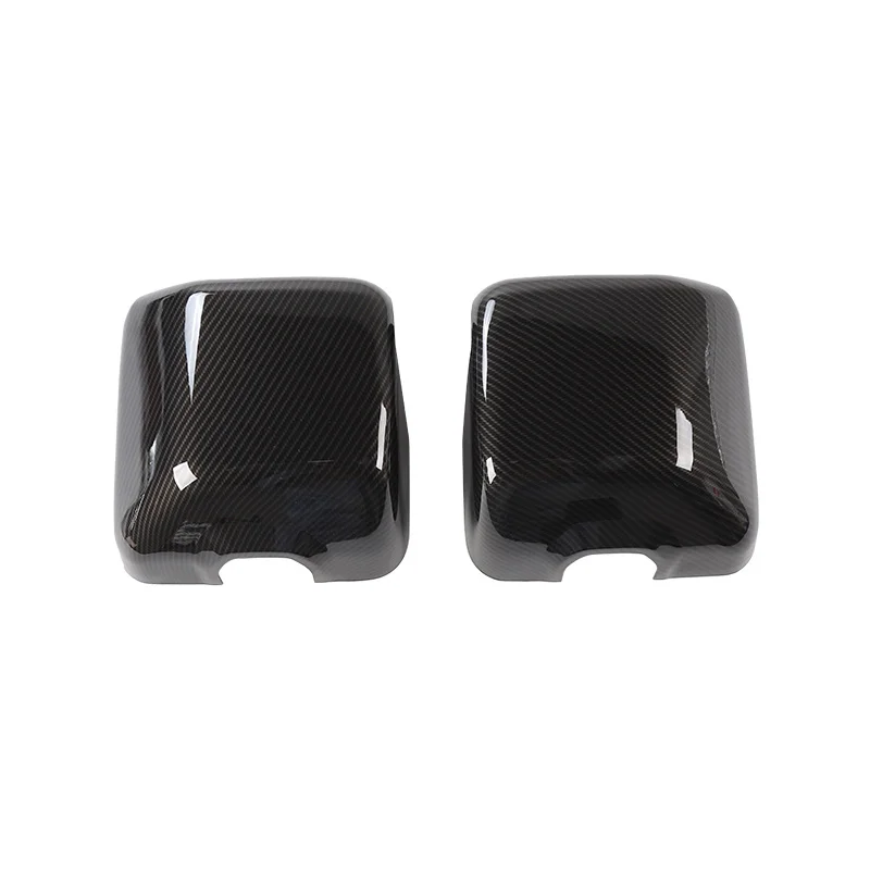 Carbon Light Hole SHINEKA автомобильный стикер для Jeep Wrangler jl аксессуары зеркало заднего вида из углеродного волокна хромированная наклейка для украшения для wrangler - Название цвета: Carbon Light Hole