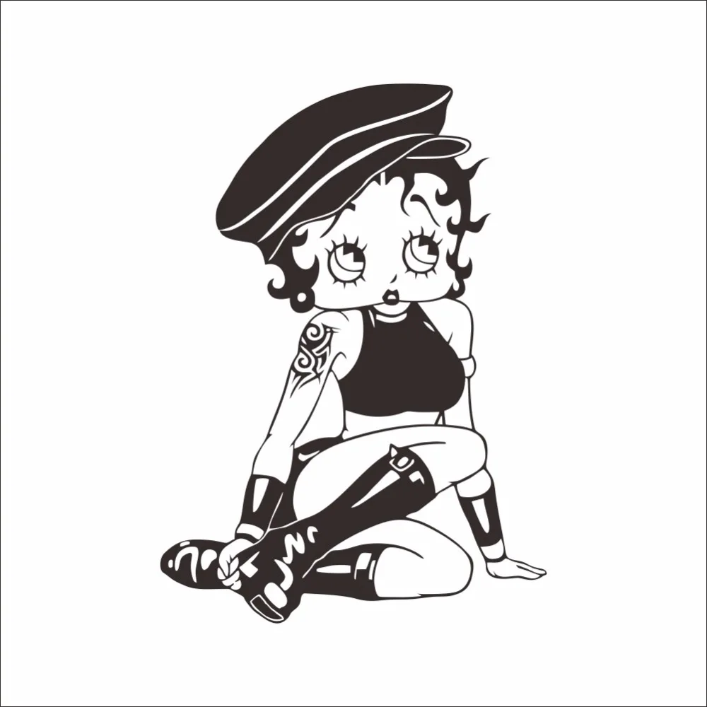 C Книги по искусству Ун звезда Бетти стены Стикеры Betty Boop девочек-подростков дети