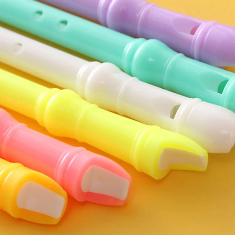 

Mini clarinet modeling neutral pen cartoon creative flute gel pen office signing pen student school supplies