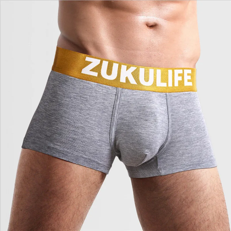 Мужские трусы 4 шт./партия нижнее белье Модальные боксеры мужские сексуальные