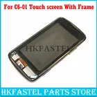 Оригинальный сенсорный экран HKFASTEL для Nokia C6-01, дигитайзер сенсорного экрана, передняя стеклянная панель объектива + передняя рамка