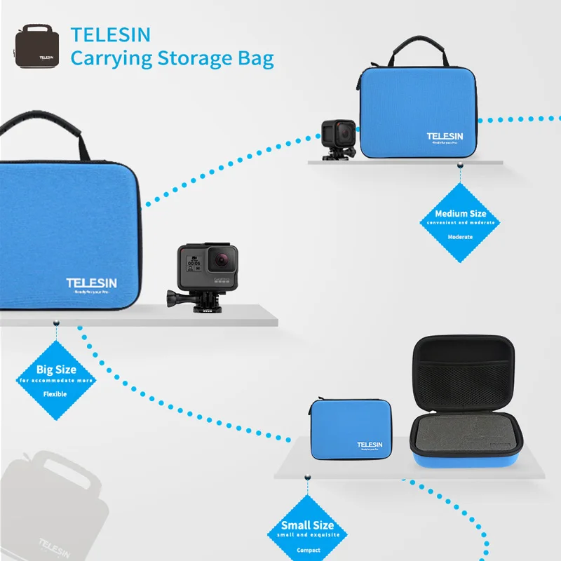 Портативная сумка для хранения ударопрочный защитный чехол переноски камеры