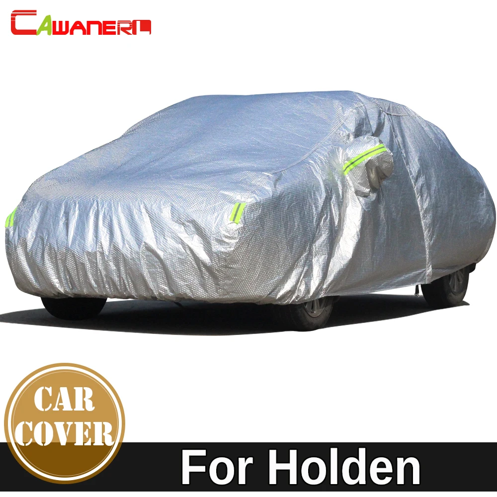 Cawanerl Full Car Cover Thicken Cotton Sun Snow Rain Resistant Waterproof Auto Cover For Holden Barina Calais Caprice Captiva