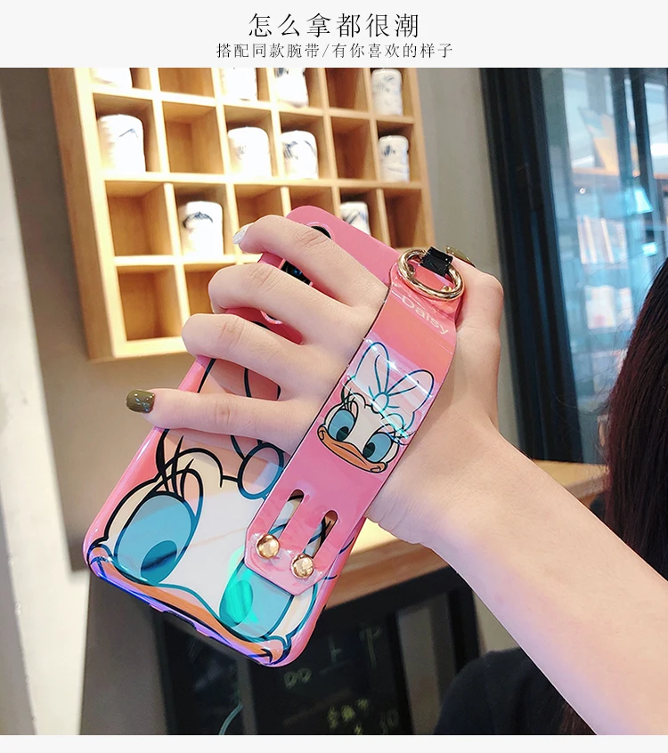 Для huawei p30 ремешок мягкий чехол для телефона для huawei p20 pro V20 honor10 nova4 3e 2S Дональд Дейзи Дак blue ray чехол