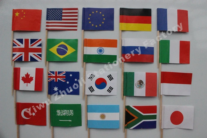 Французский флаг зубочисток x см топпер для торта праздничный кекс свадебные